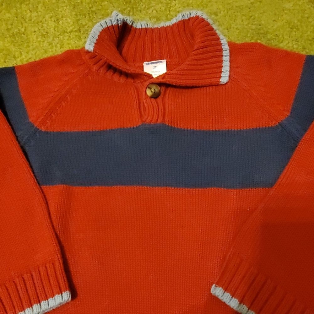 Gymboree sweater with football patch - Picture 4 of 5